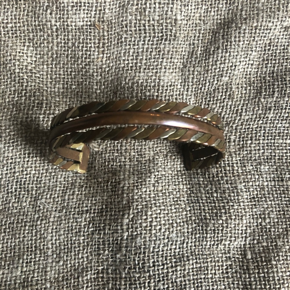 COPPER & brass cuff bracelet